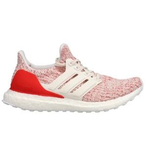 Adidas Ultraboost shoe size 6.5 Men- red and chalk white